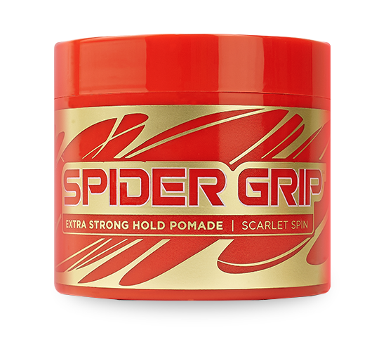 Spider Grip Extra Strong Hold Pomade Scarlet Spin