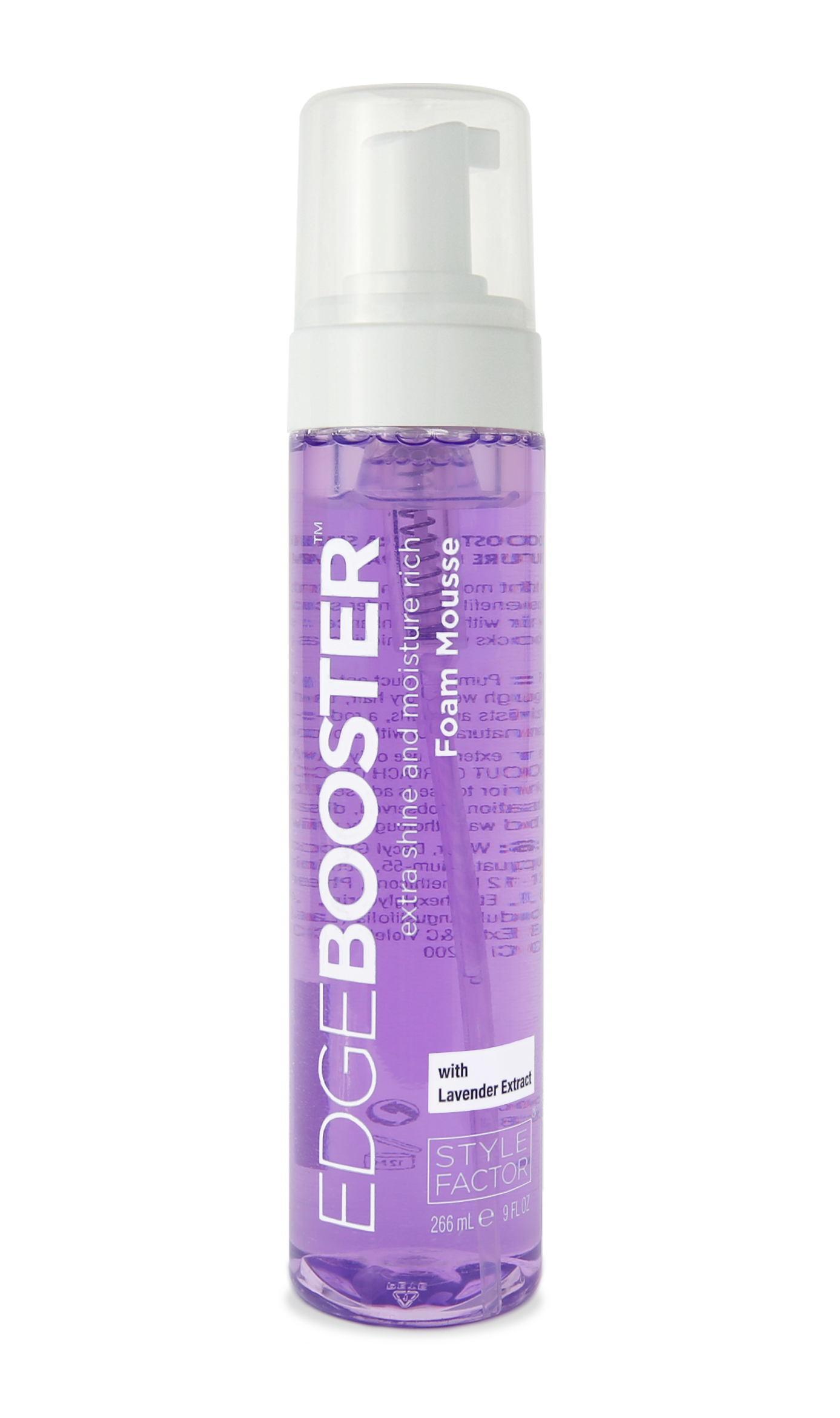 "Sulfate Free" EdgeBooster Extra Shine N Moisture Rich Foam Mousse 2.5oz & 9oz, 8 Scent 12pcs/box MSRP $3.99 & up